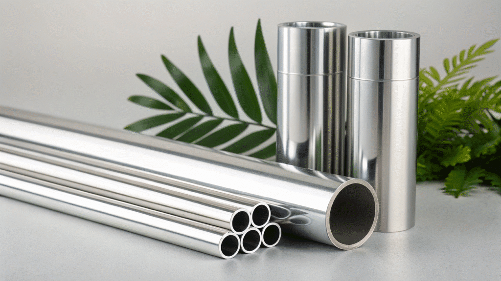 A comparative infographic highlighting the strengths of 6061 (versatility, corrosion resistance, weldability) versus 7075 (high strength, fatigue resistance for aerospace).